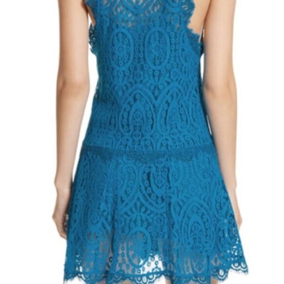 NWT $108 Free People Sz XS Deep Ocean Blue Dress - Picture 2 of 5